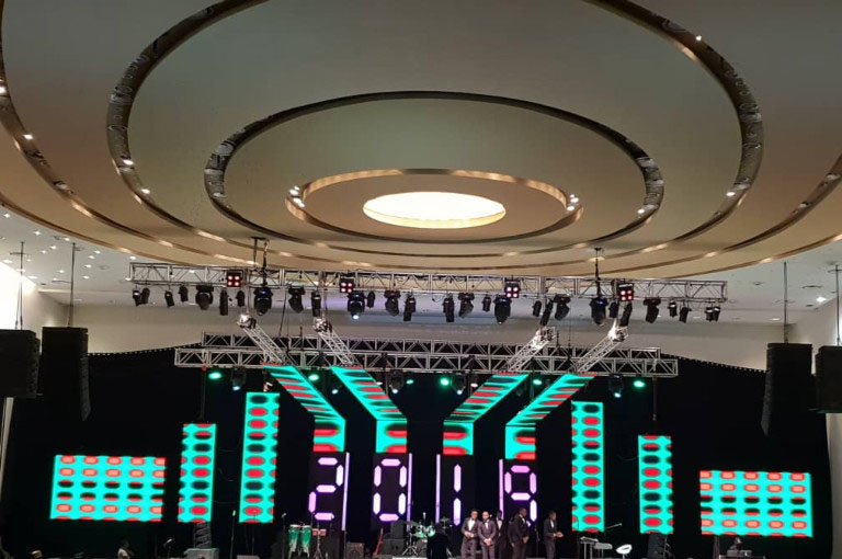 이벤트용 70m2 P3 LED 스크린